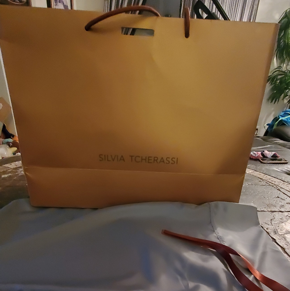 Silvia Tcherassi Neoprene clutch & tassel in vibrant colors of Italy NWOT - Picture 7 of 7